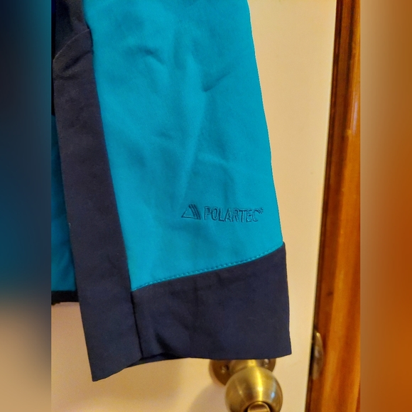 Patagonia Men's Adze Hybrid Soft Shell PolarTec Jacket Size M Blue Windblock - Picture 13 of 14